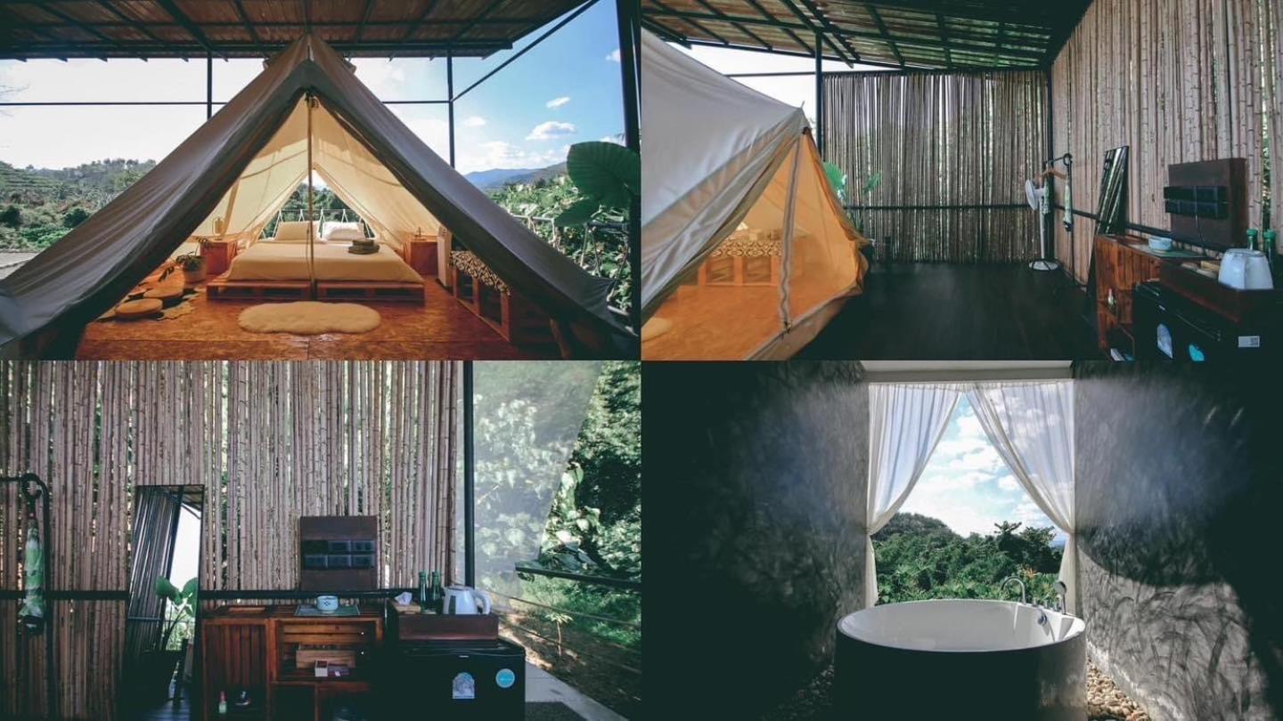 Tanoshi Glamping In Khao Sok Hotel Khao Sok National Park Eksteriør billede